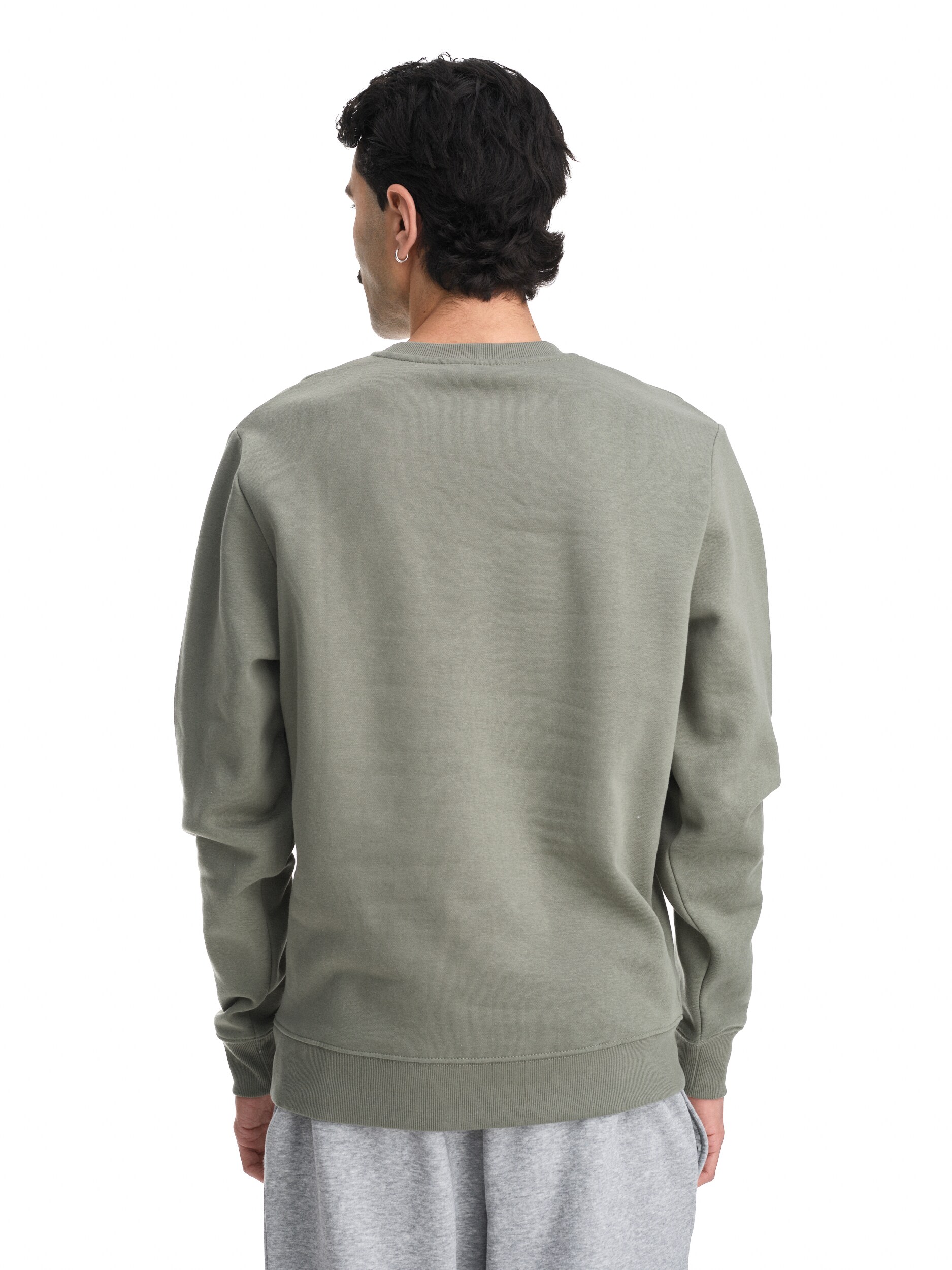 REACTION, Crew Printed Sweatshirt M