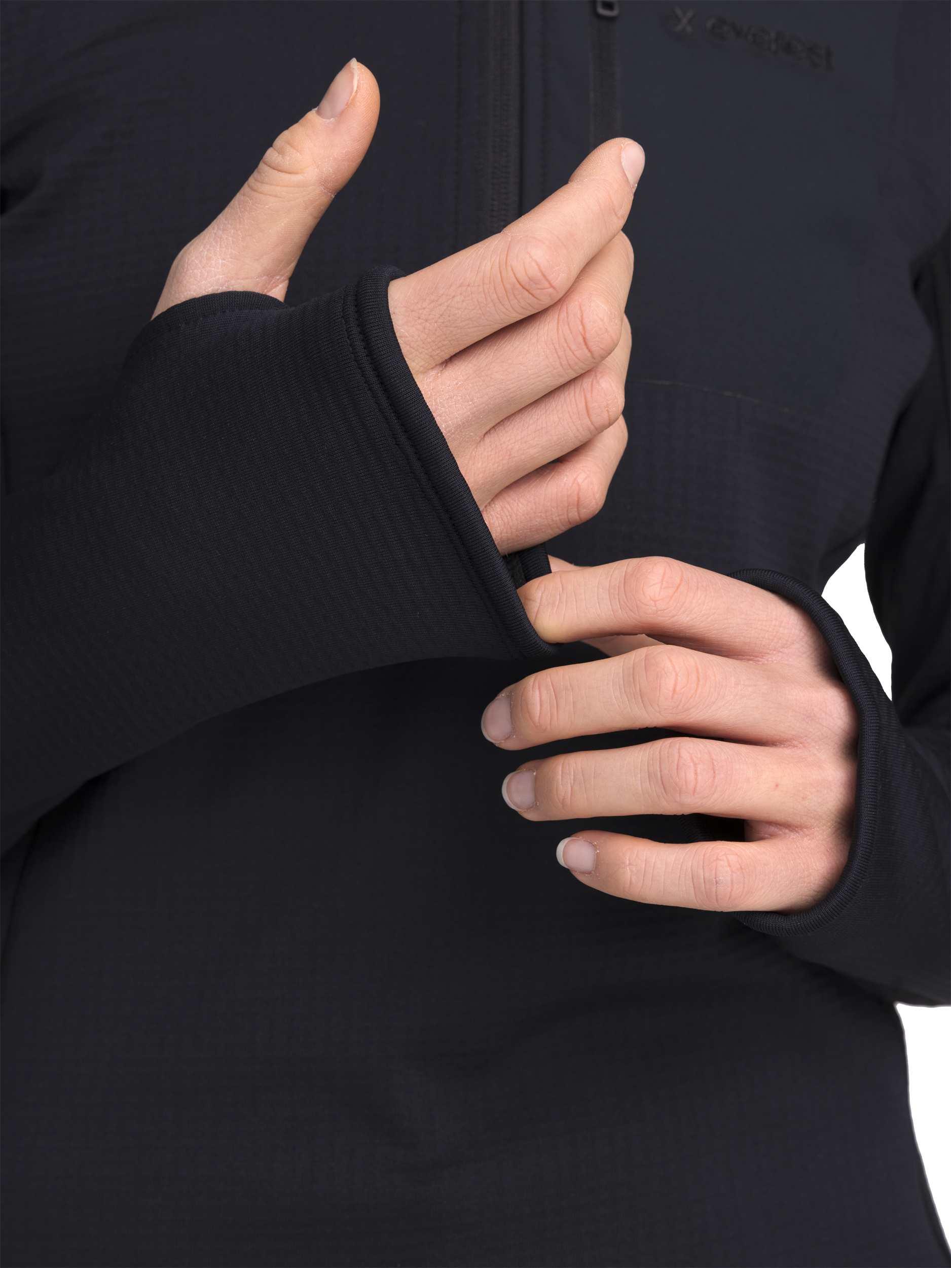 EVEREST, Structured Quarter Zip, funktionstr&ouml;ja, dam