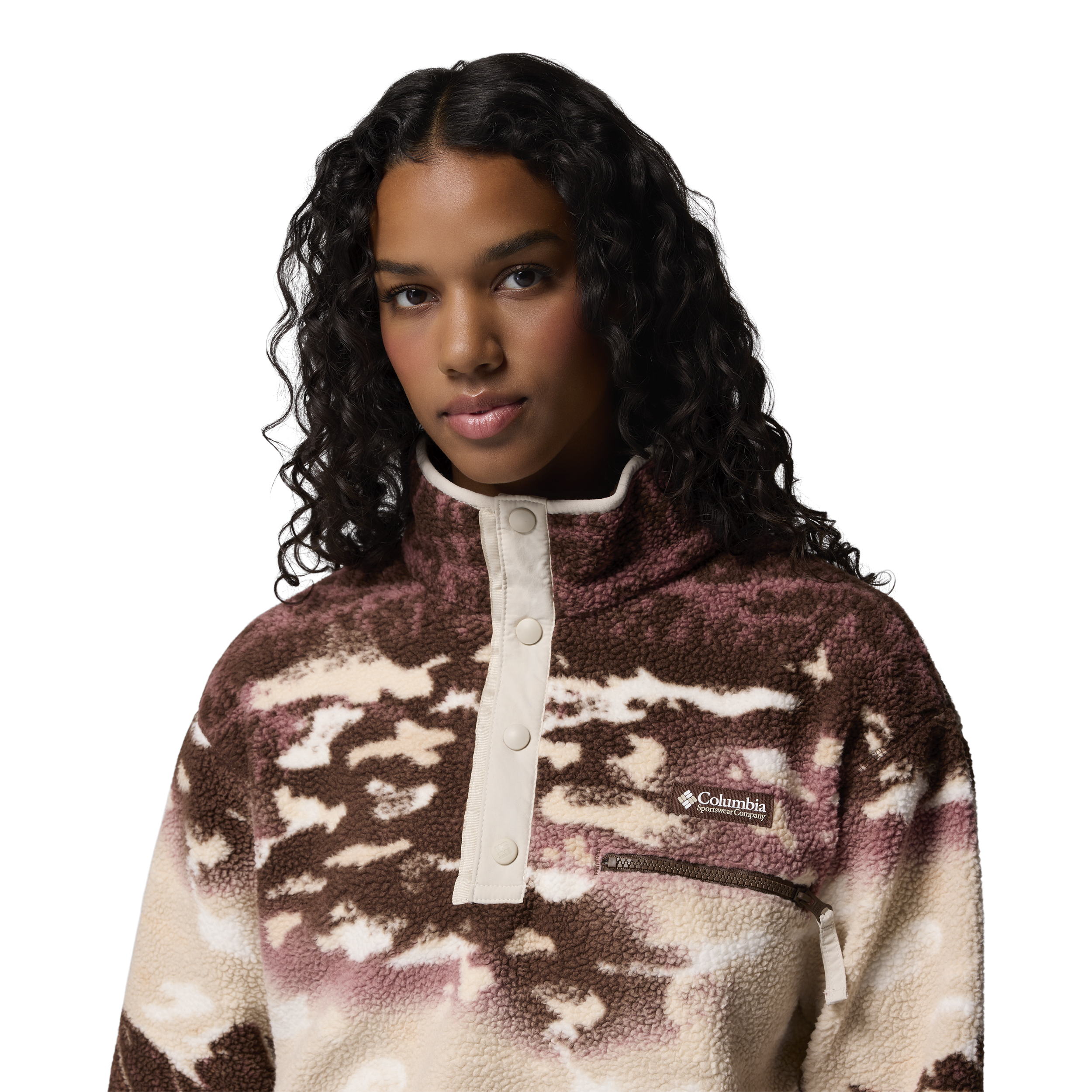 COLUMBIA, W Helvetia&trade; Ii Printed Cropped Half Snap