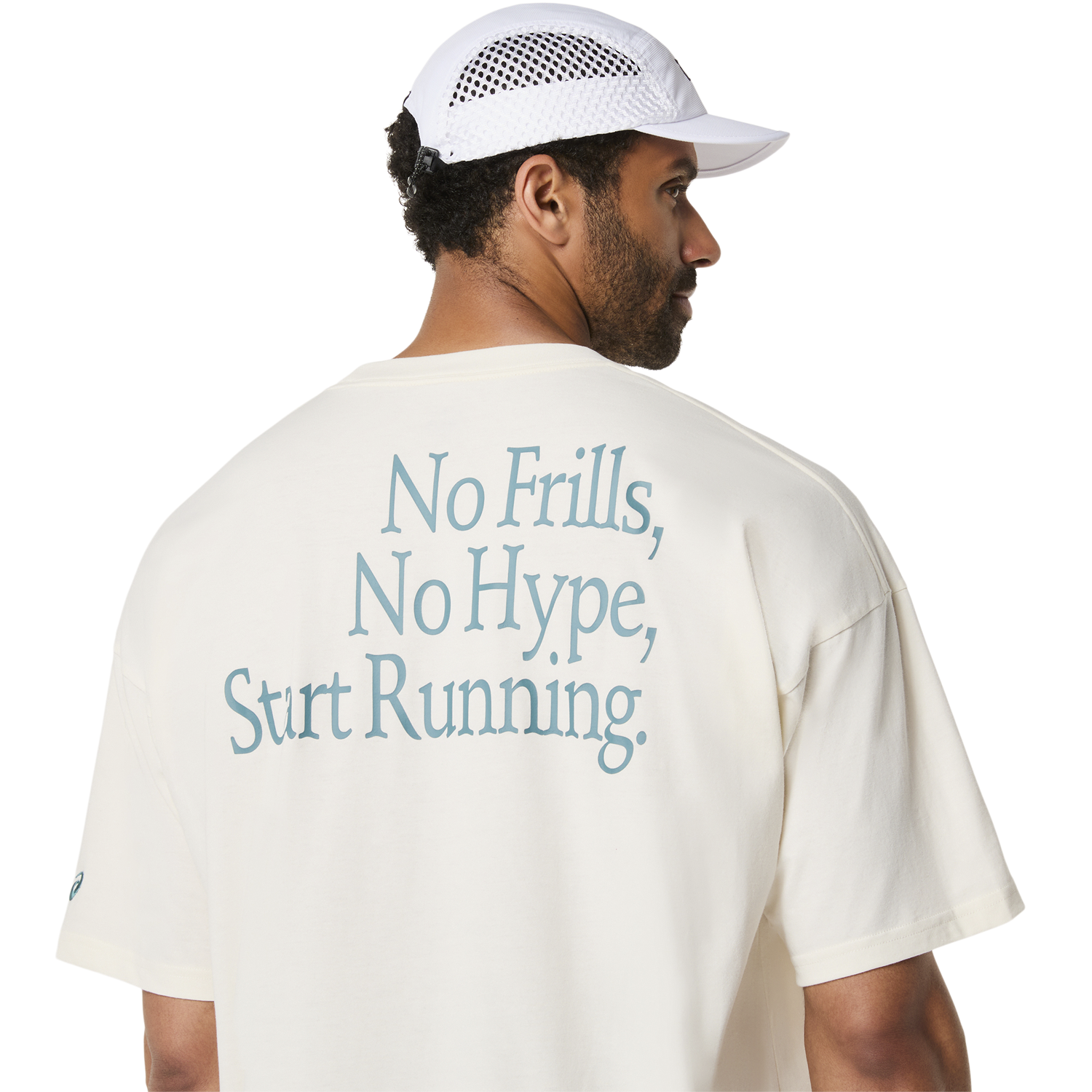 ASICS, M RUNNER MESSAGE GR TEE