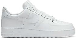 NIKE AIR FORCE 1 '07 WOMEN'S SHOES - WHITE/WHITE Standard Small1x1