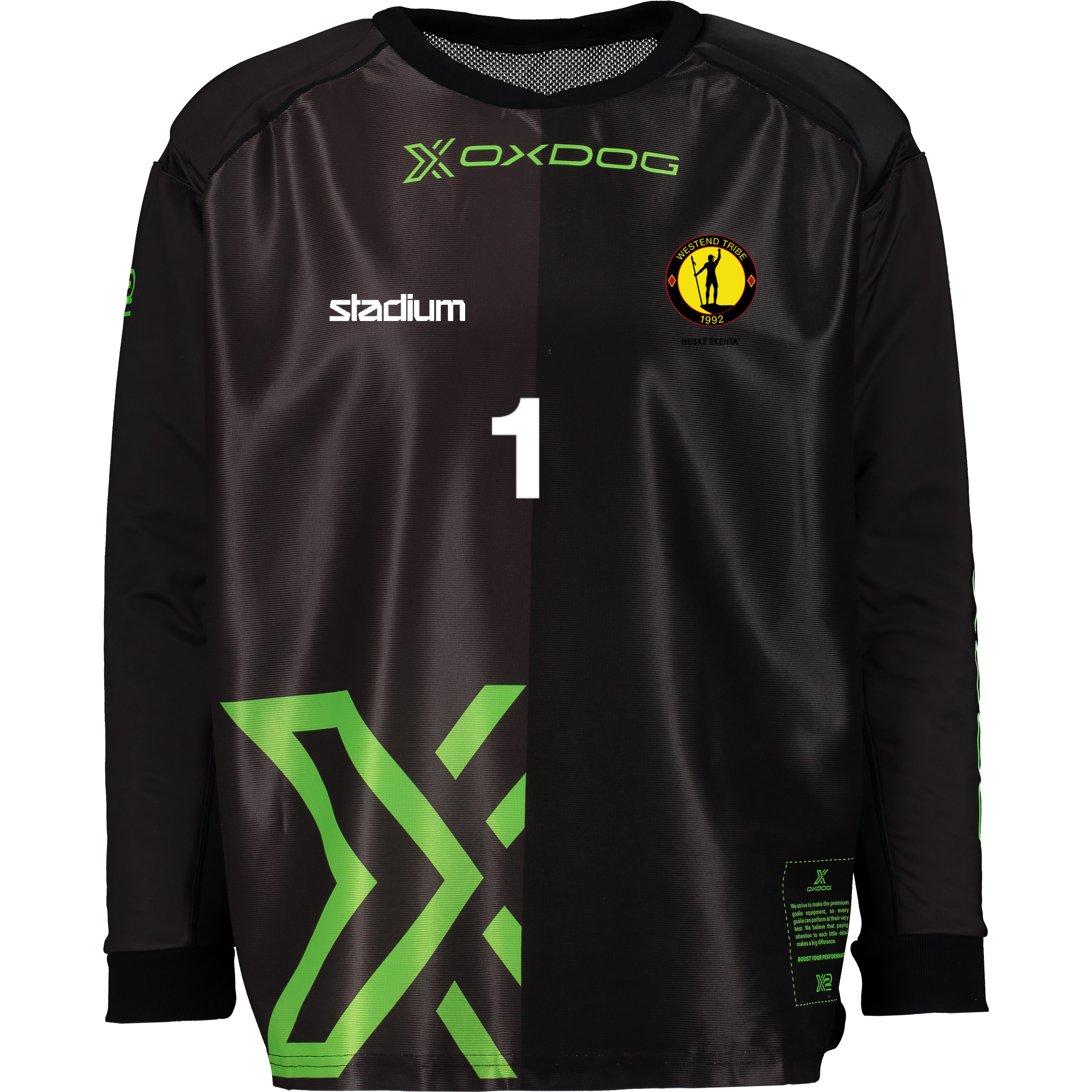
OXDOG, 
X2 Padded Goalie Shirt Sr, 
Detail 1
