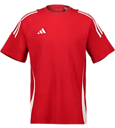 Tiro24 Sw Tee - Power Red/White Standard Small1x1