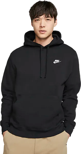 298432101101 NIKE M Nsw Club Hoodie Po Bb 298432101101 NIKE M Nsw Club Hoodie Po Bb Model01 Detail