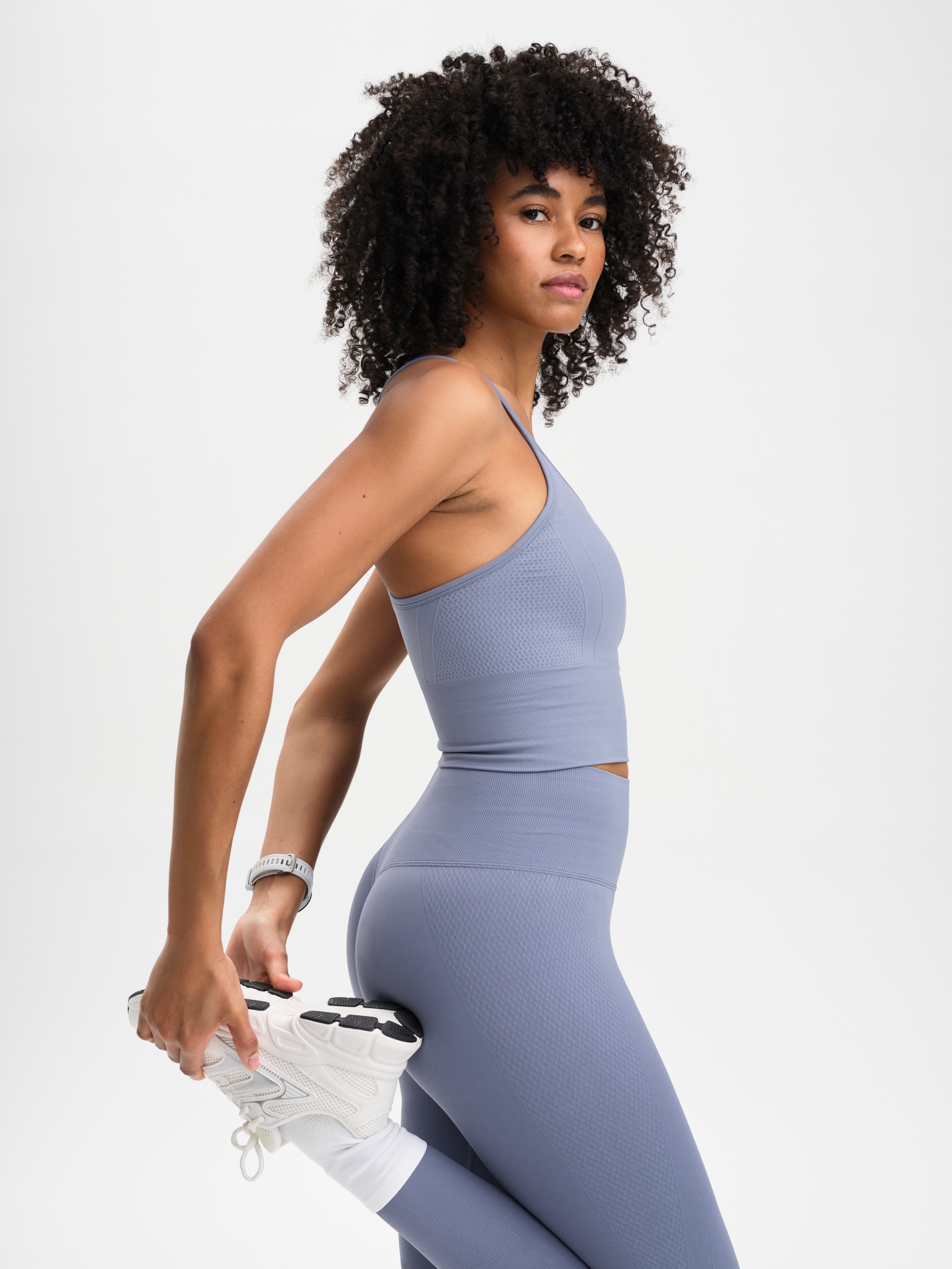 SOC, W SEAMLESS GRID TIGHTS