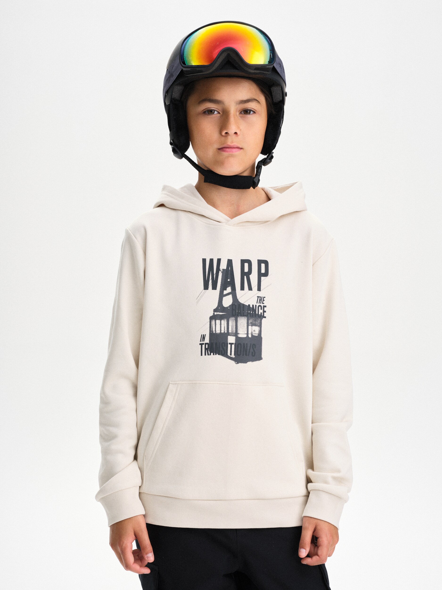 
WARP, 
J SIGNATURE HOOD, 
Detail 1
