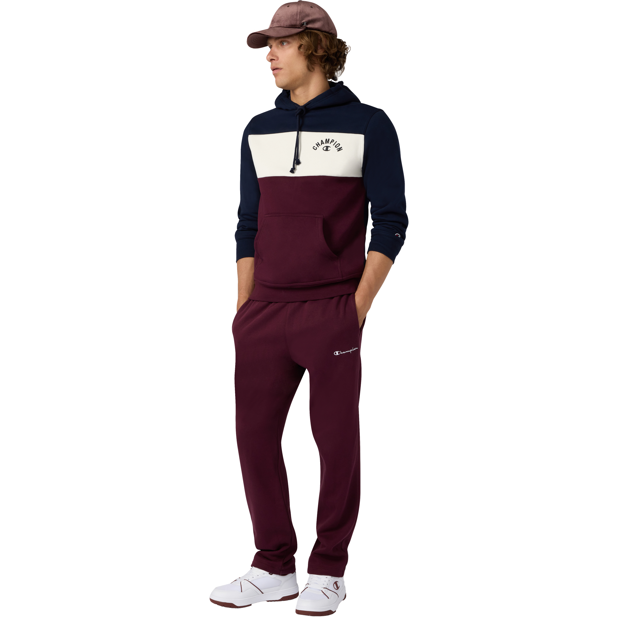 CHAMPION, Sweatshirt Icons Hood M