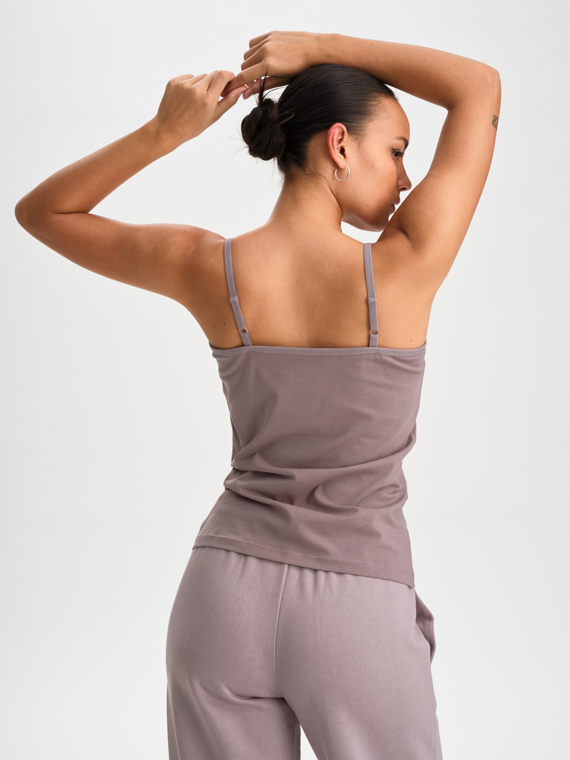 SOC, W SLIM FIT STRAP SINGLET