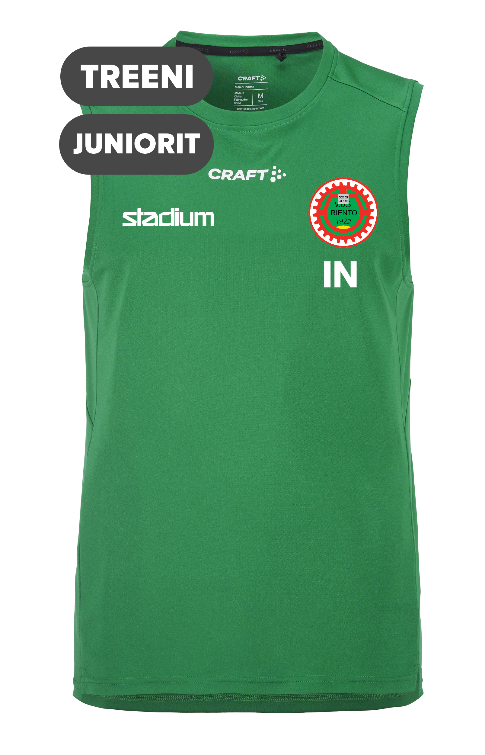 
CRAFT, 
Rush 2.0 Singlet Jr, 
Detail 1
