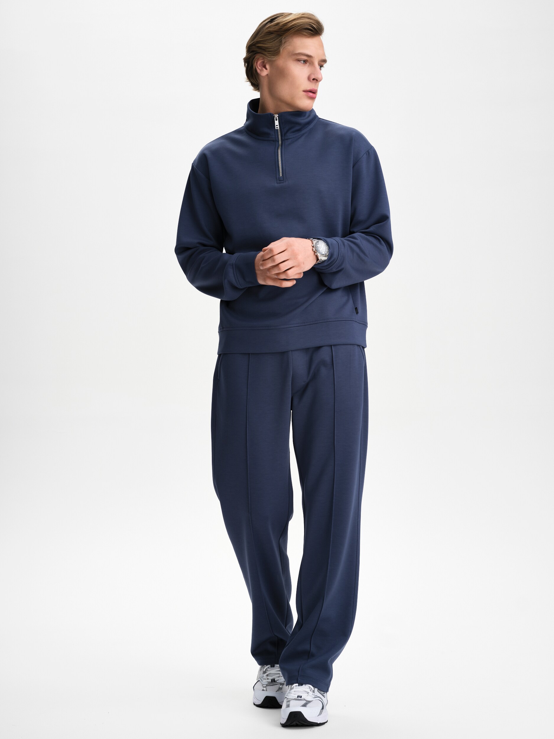 SOC, M SOFT HALF ZIP