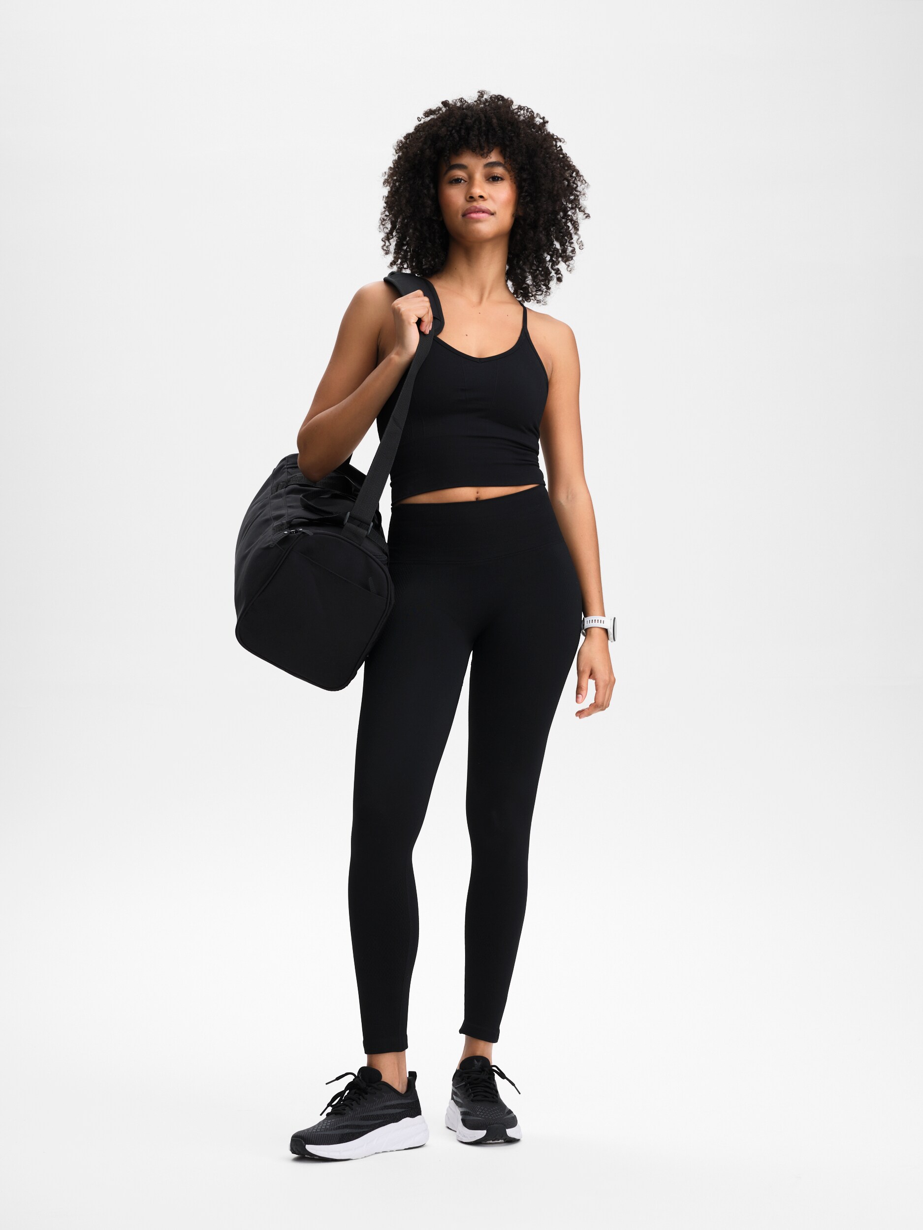 SOC, W SEAMLESS GRID TIGHTS