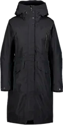 W LONG PAD FUNCTION PARKA - Black Standard Small1x1