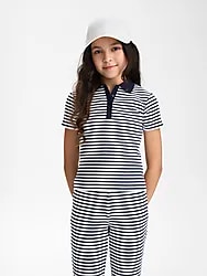 J OCEAN RIB PIQUE - NAVY STRIPE Model01 Small1x1