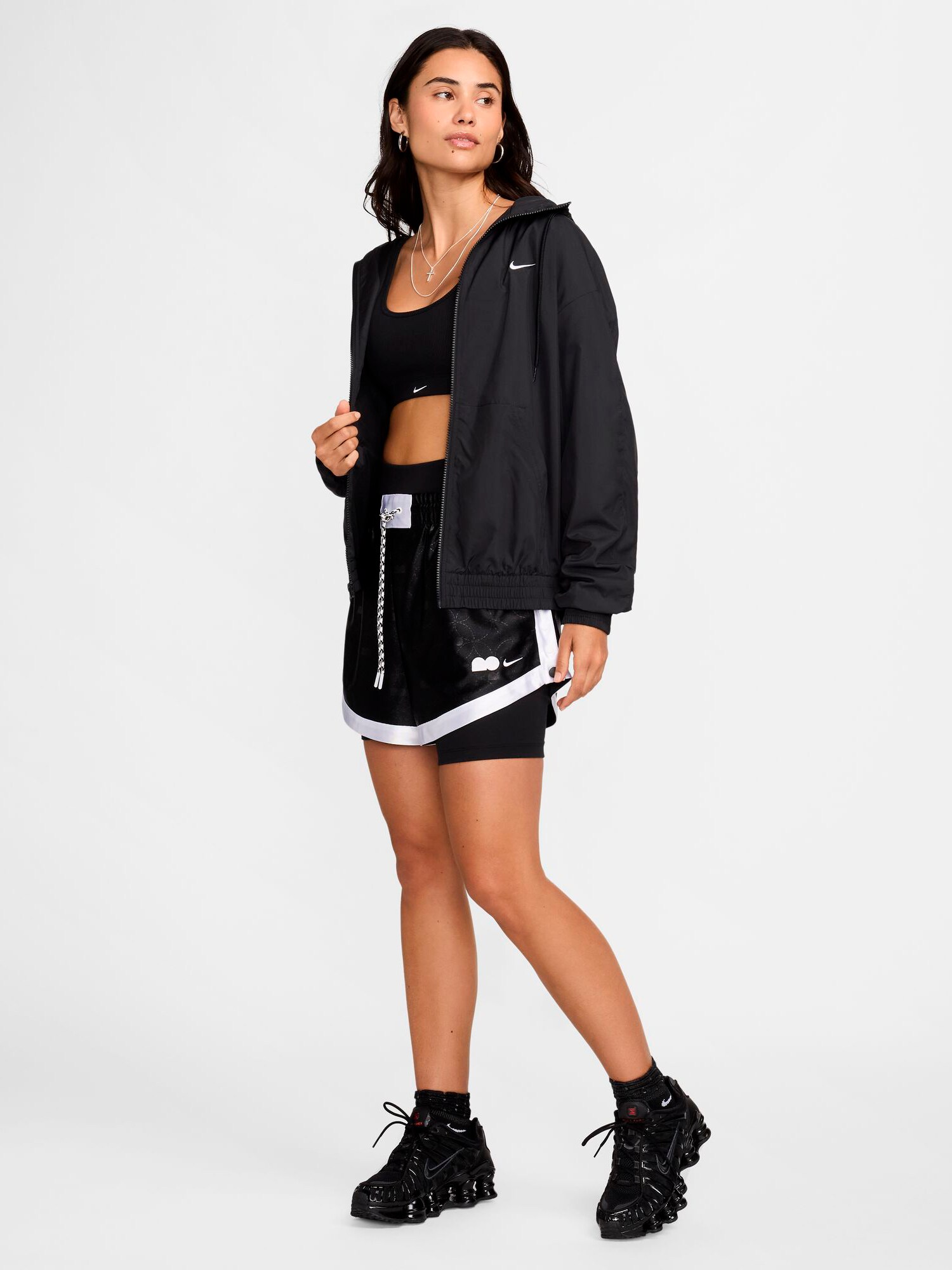 NIKE, W Nsw Essntl Uv Wvn Jkt Hd