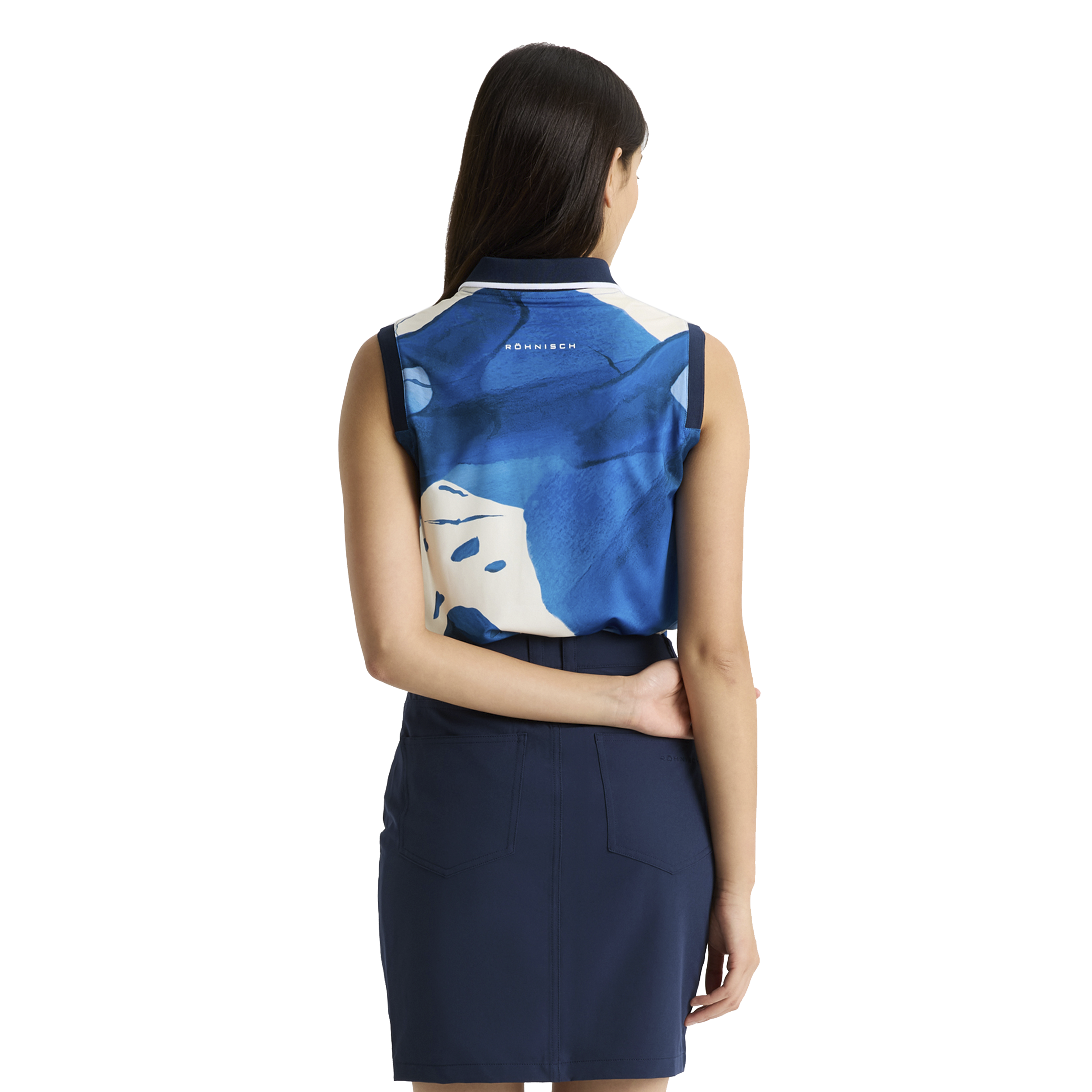 R&Ouml;HNISCH, Deni Sleeveless Poloshirt