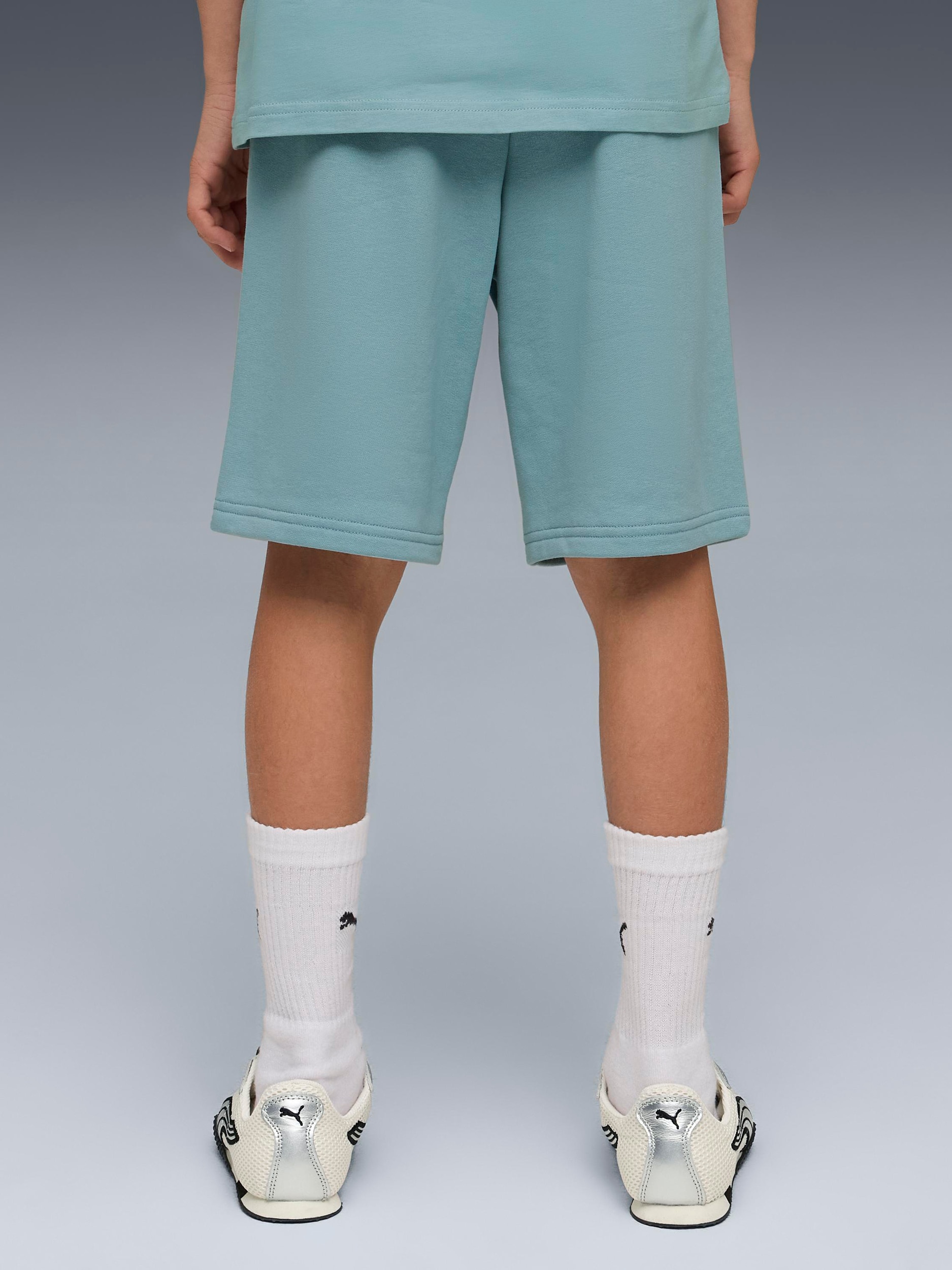 PUMA, J ESS SMALL NO.1 LOGO SHORTS TR B