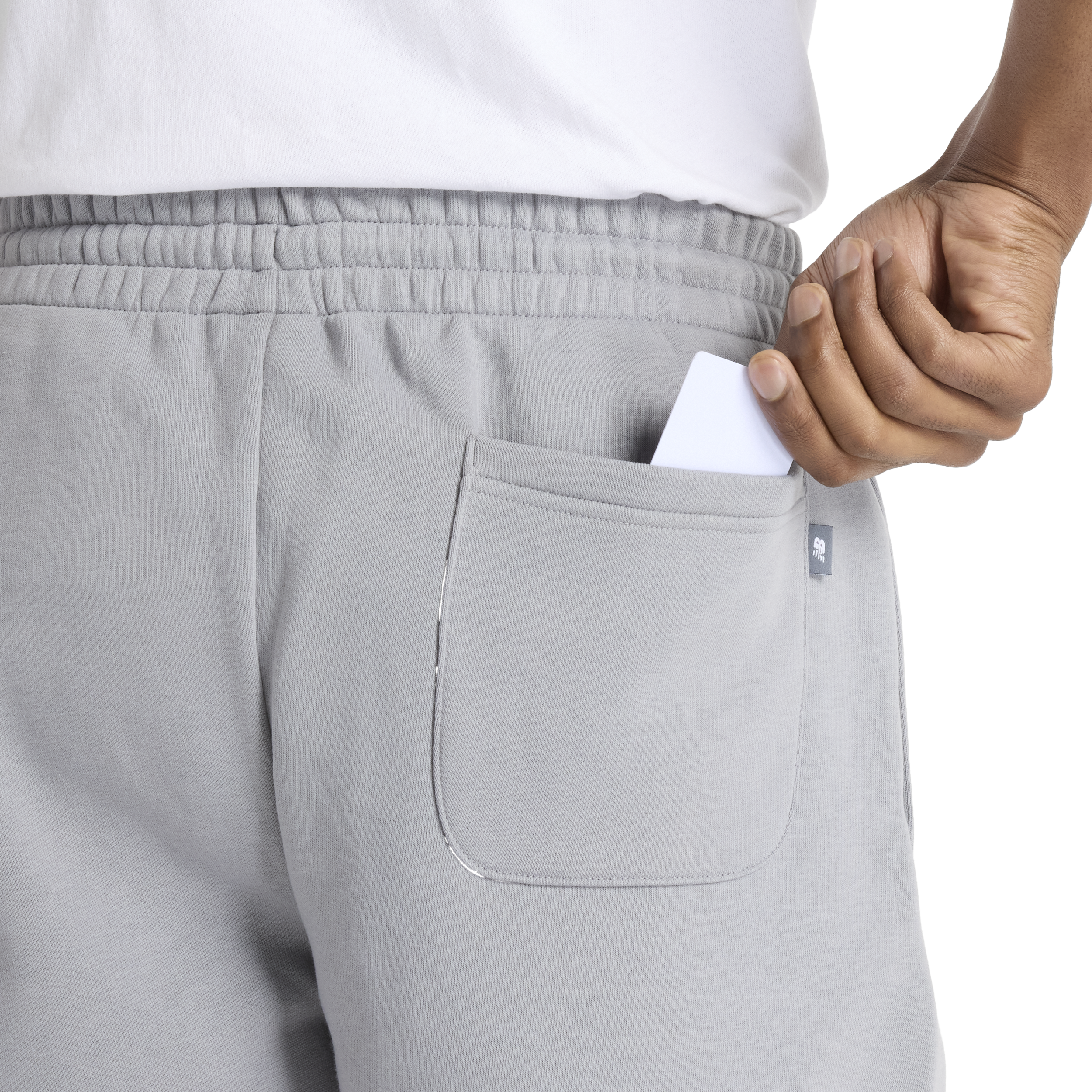 NEW BALANCE, M Reimagined Fleece Graphic Short 7"