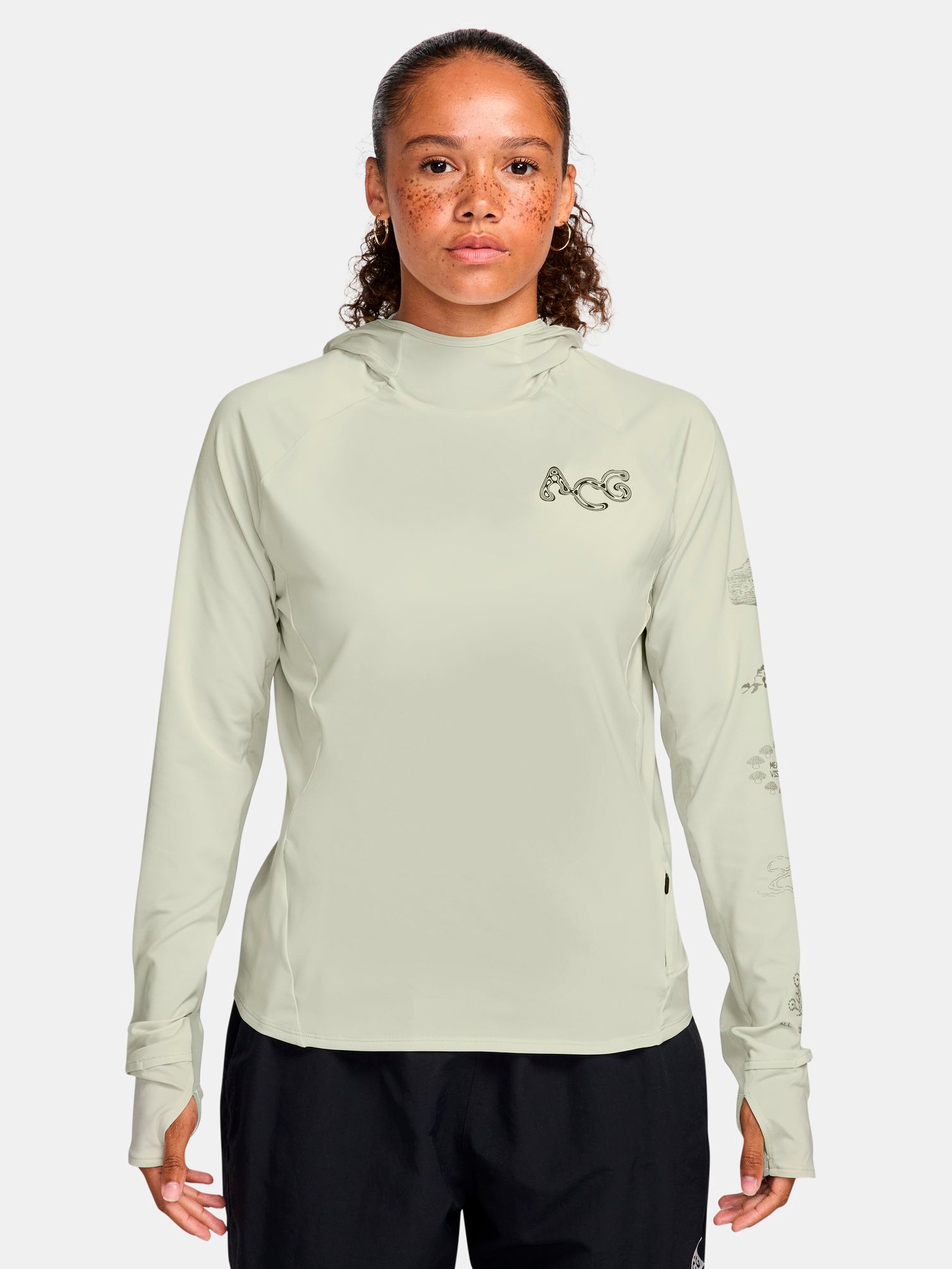 
NIKE, 
W ACG DF UV SLR CHS LS HD GFX, 
Detail 1
