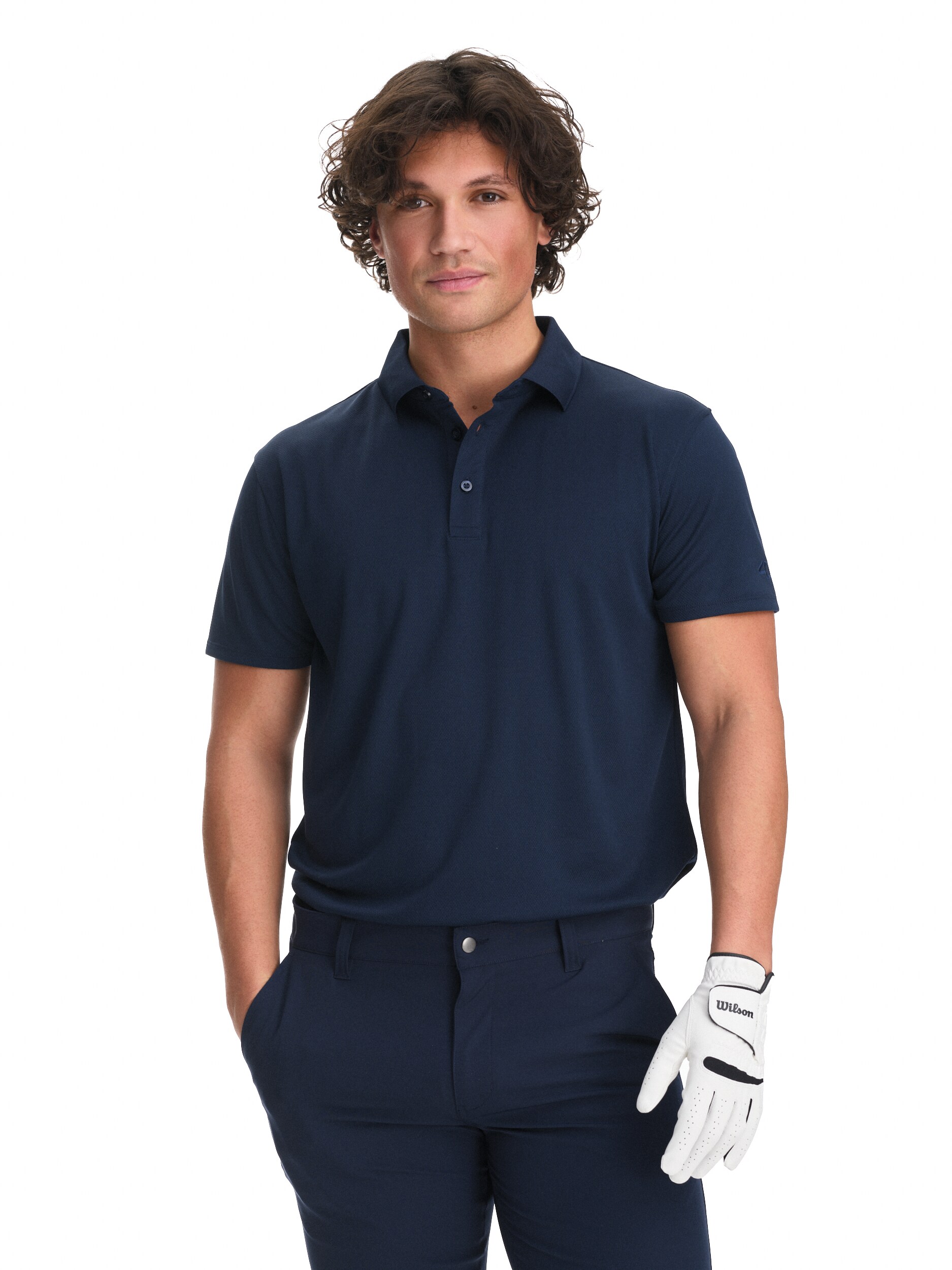 
FOUR D, 
GOLF MESH POLOSHIRT M, 
Detail 1
