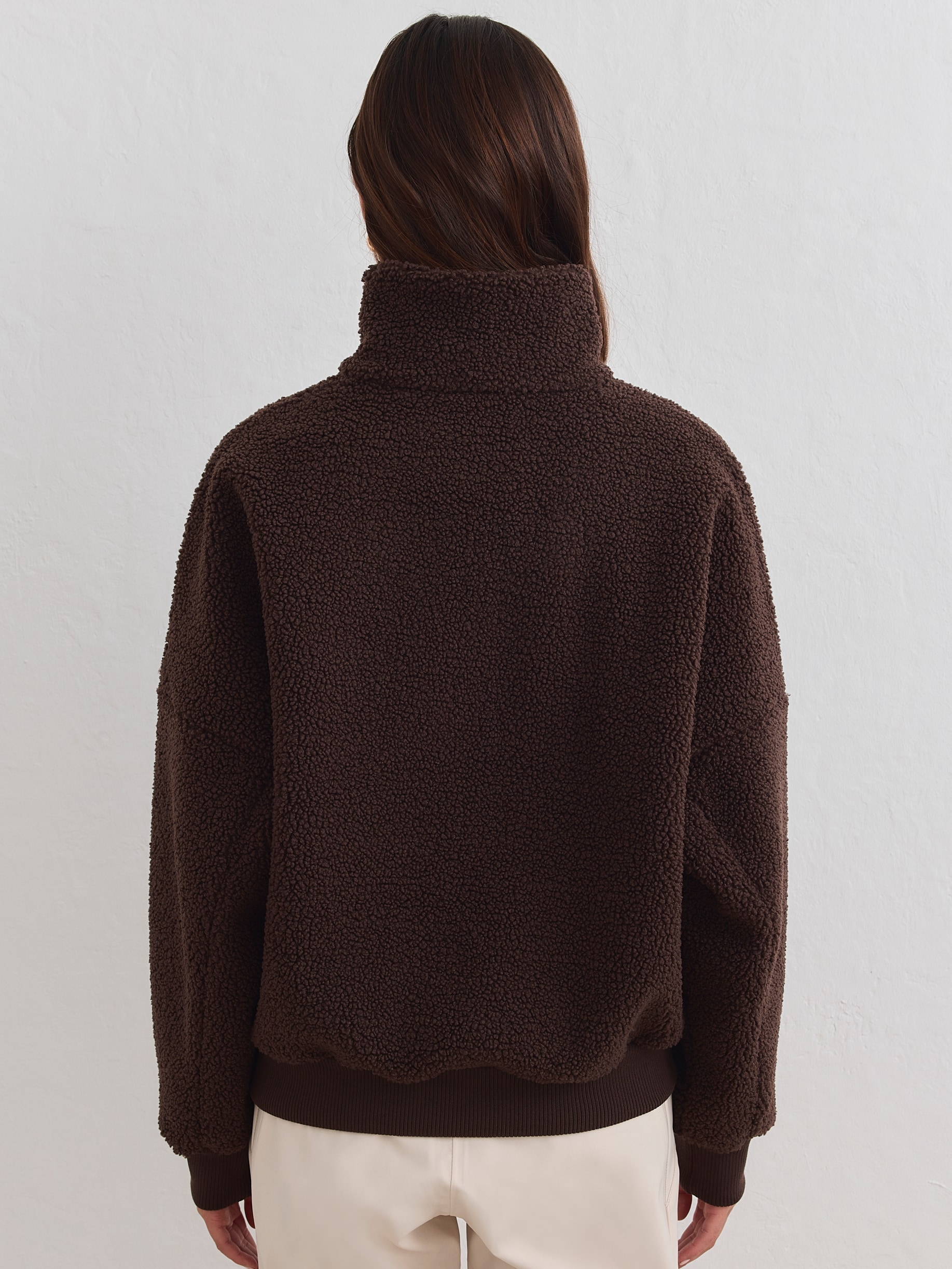 AIM&acute;N, PILE HALF ZIP