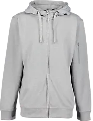 Basic Active Hoody Fz - Grey Melange Standard Small1x1