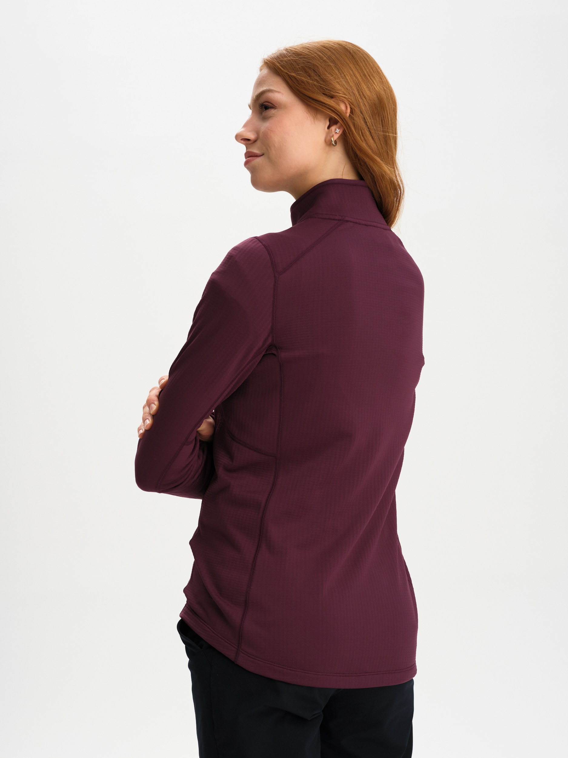 EVEREST, Structured Quarter Zip, Tekninen paita, Naisten