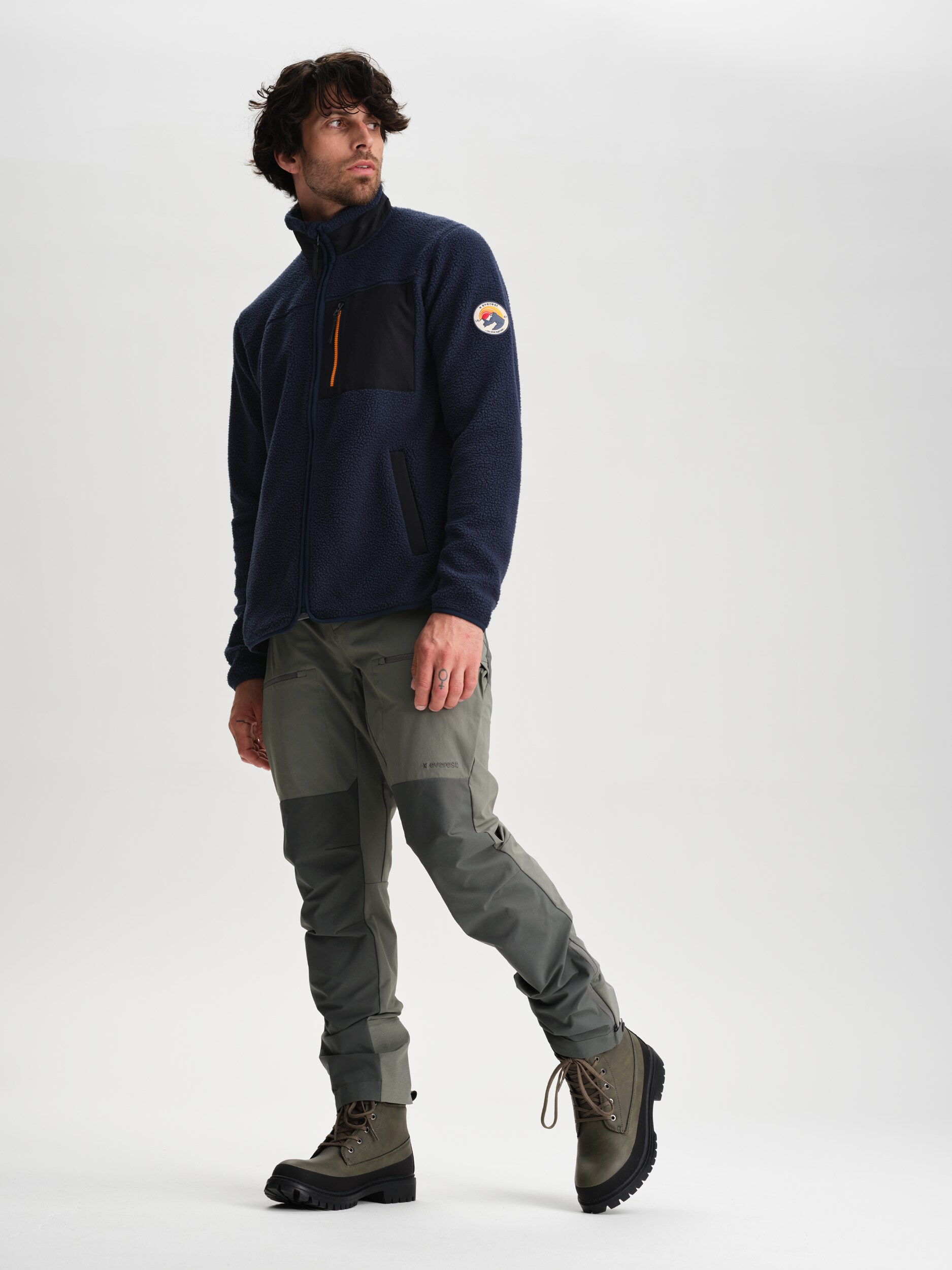 EVEREST, M Pile Shirt Retro