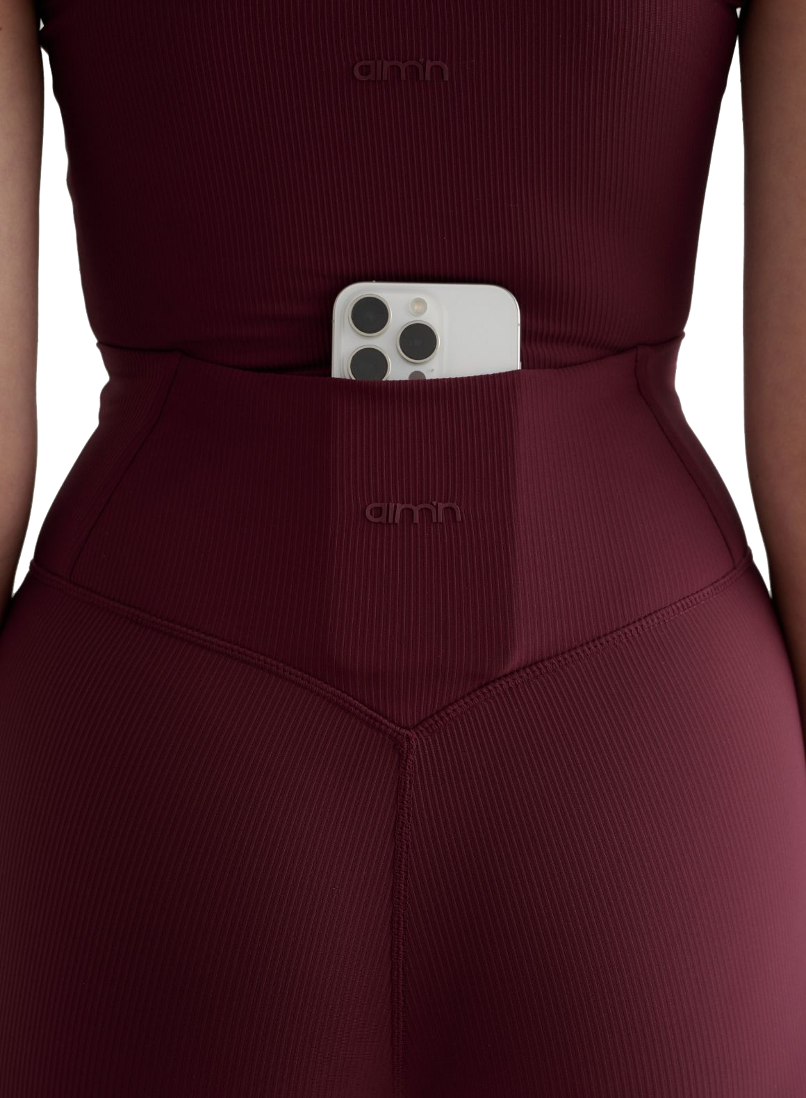 AIM&acute;N, Ribbed Performance Midi Biker Shorts