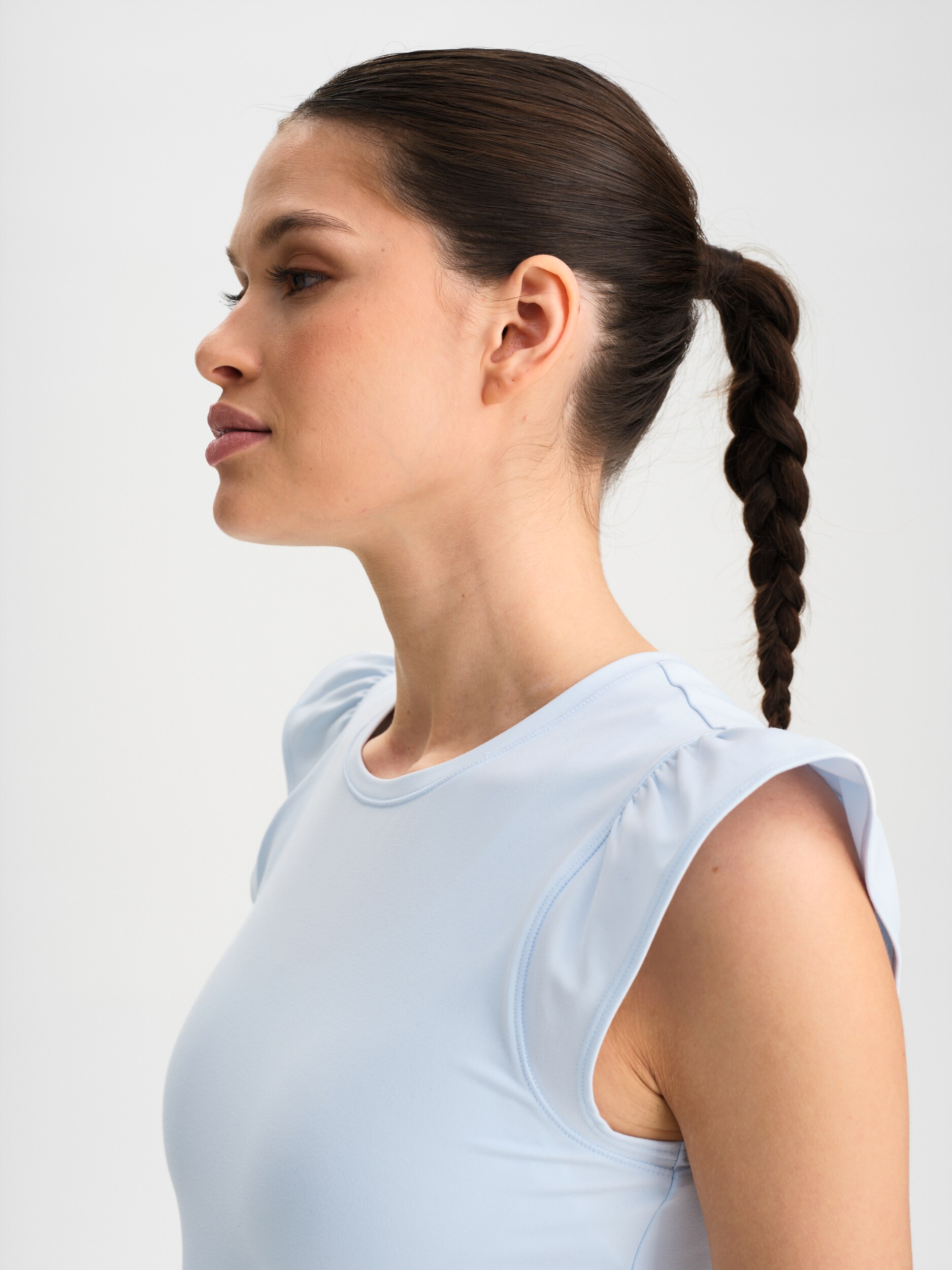 SOC, W Soft Fitness Frill Top