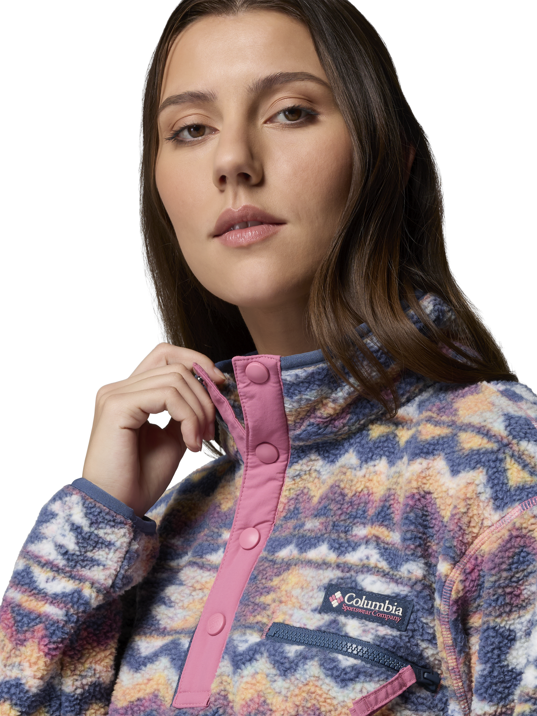 COLUMBIA, W Helvetia&trade; Ii Printed Cropped Half Snap