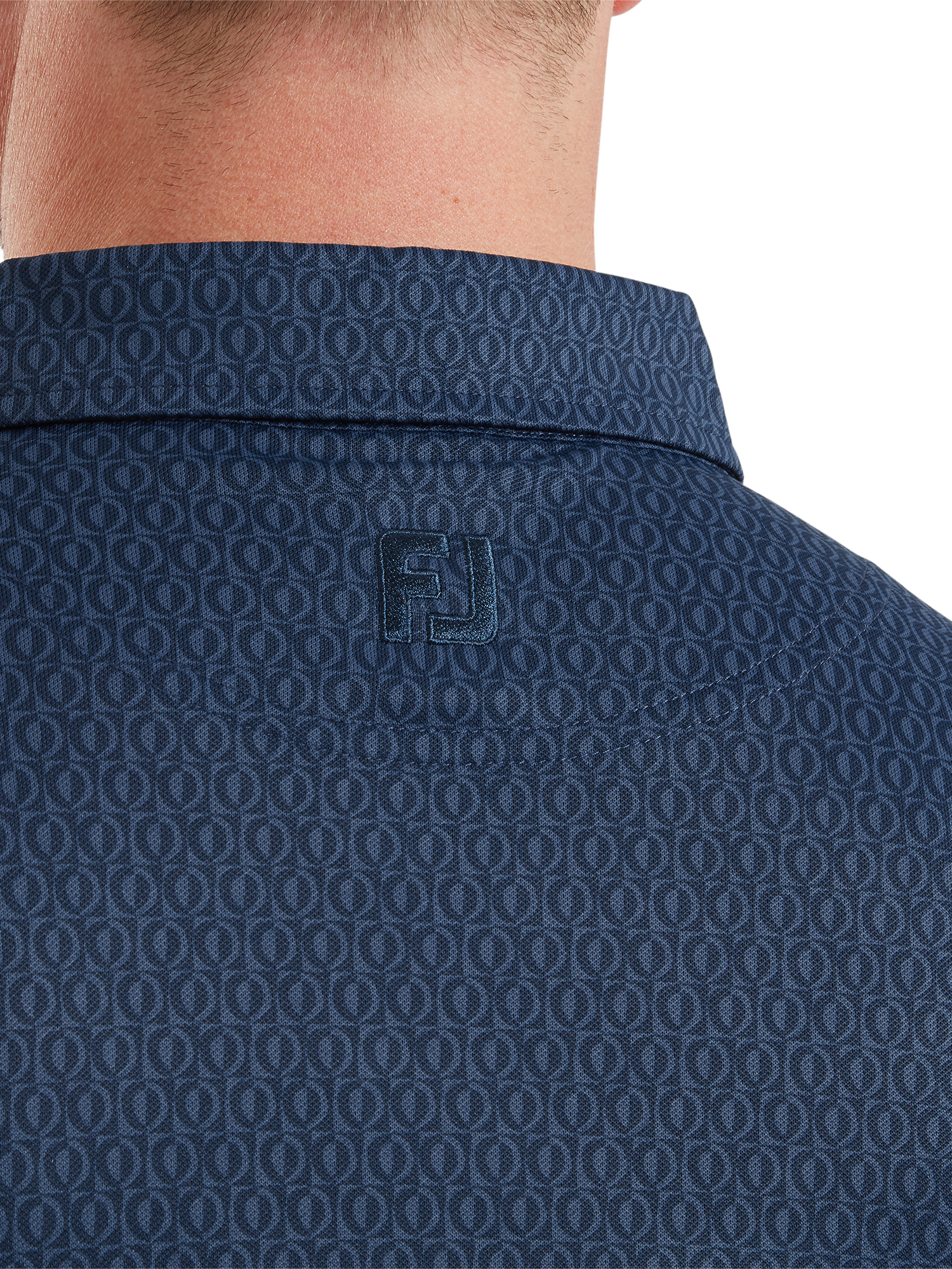 FOOTJOY, MODERNIST GEO PIQUE