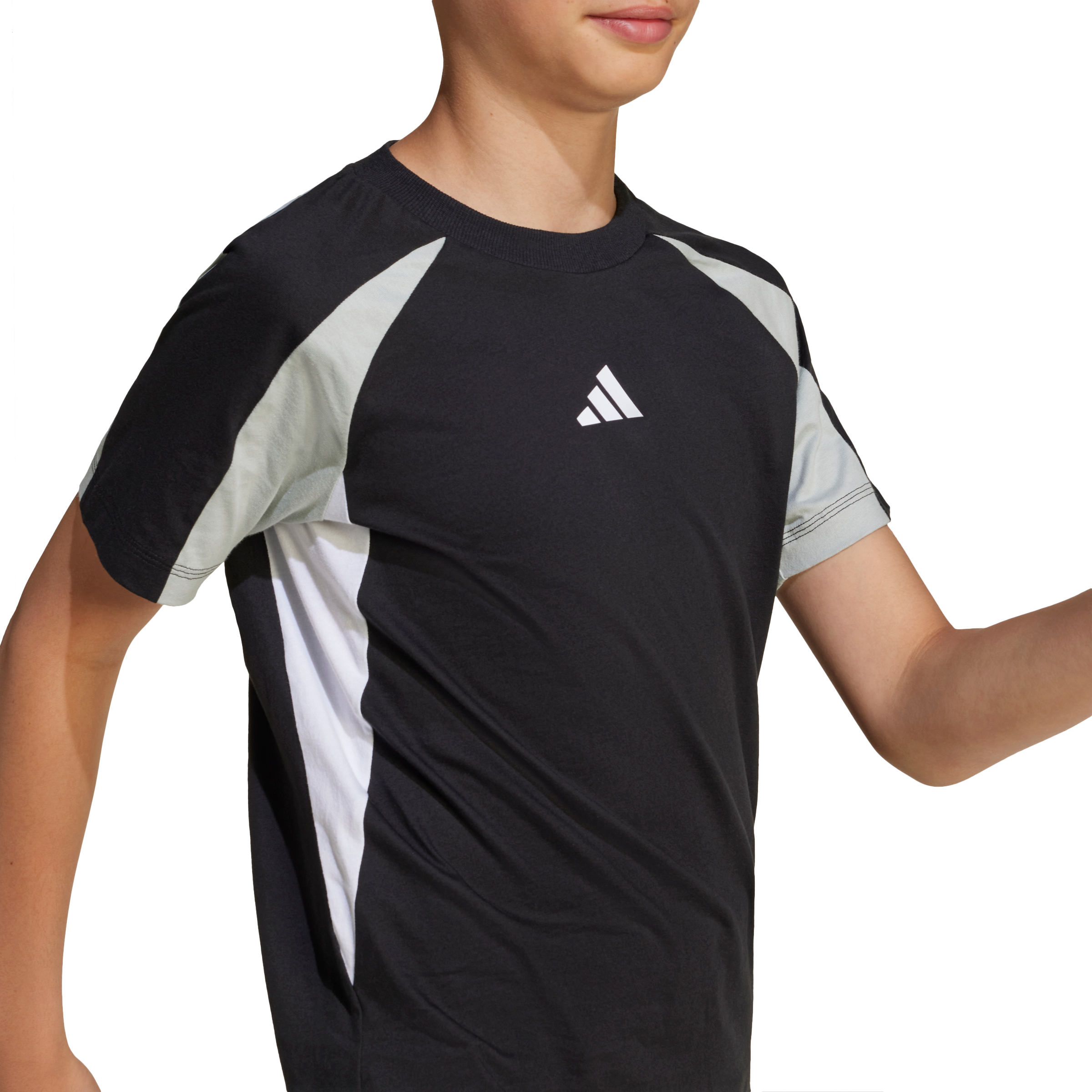 ADIDAS, J COLORBLOCK T-SHIRT