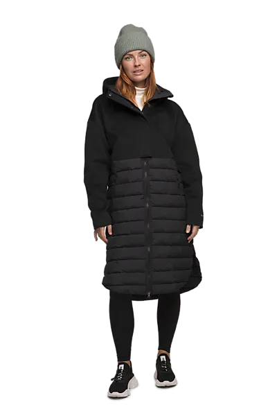 Black W Edith Coat