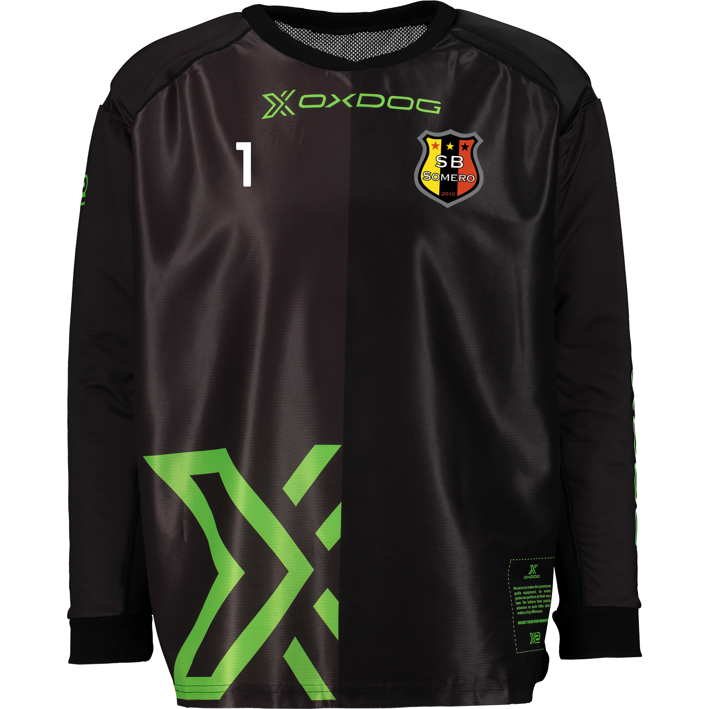 
OXDOG, 
X2 Goalie Shirt Jr, 
Detail 1
