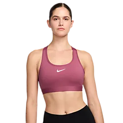 W Nk Swsh Med Spt Bra - Sweet Beet/white Model01 Small1x1