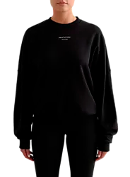 W Apparel Terry Sweatshirt - Black Model01 Small1x1