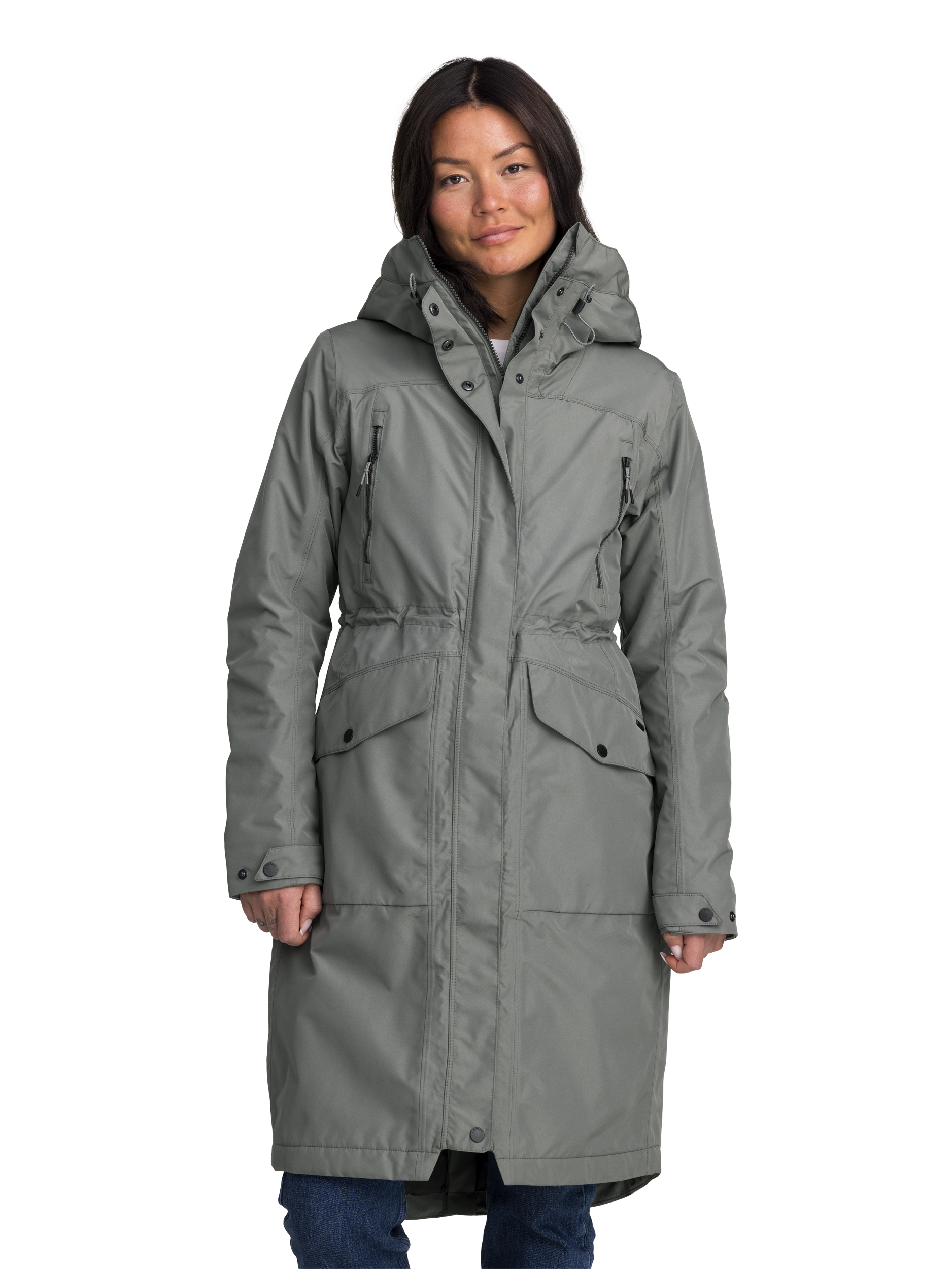 
EVEREST, 
W LONG PAD FUNCTION PARKA, 
Detail 1
