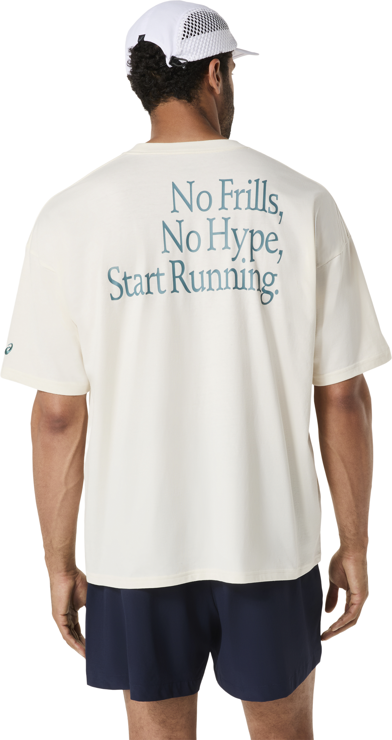 ASICS, M RUNNER MESSAGE GR TEE