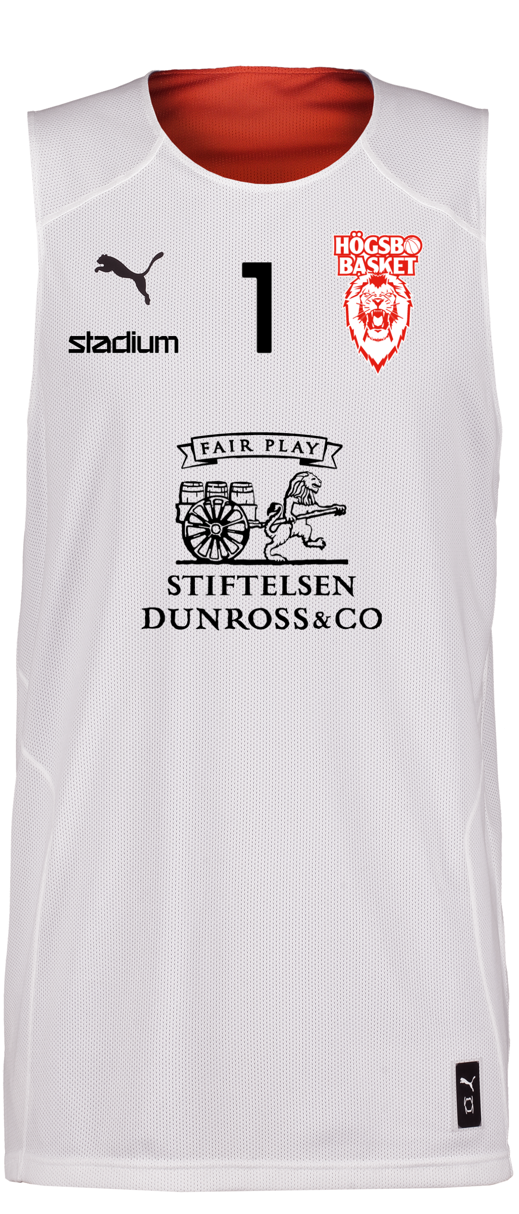 PUMA, Hoops Team Reverse Practice Jersey