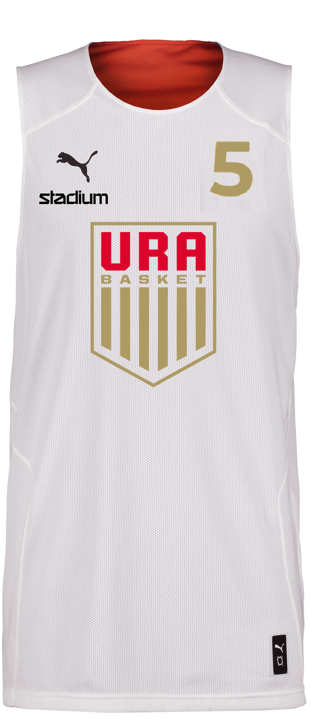 PUMA, Hoops Team Reverse Practice Jersey
