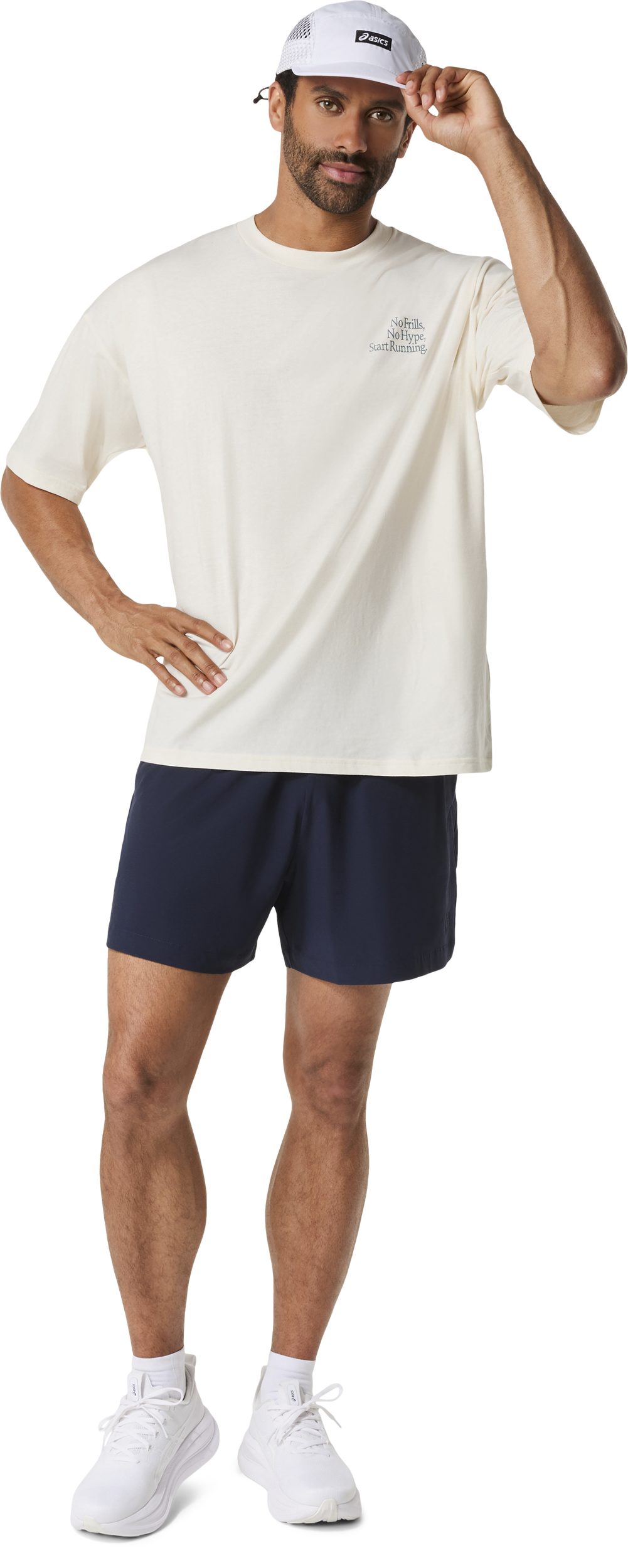 ASICS, M RUNNER MESSAGE GR TEE