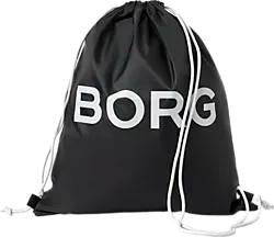 BORG JUNIOR DRAWSTRING BAG - BLACK/WHITE Standard Small1x1