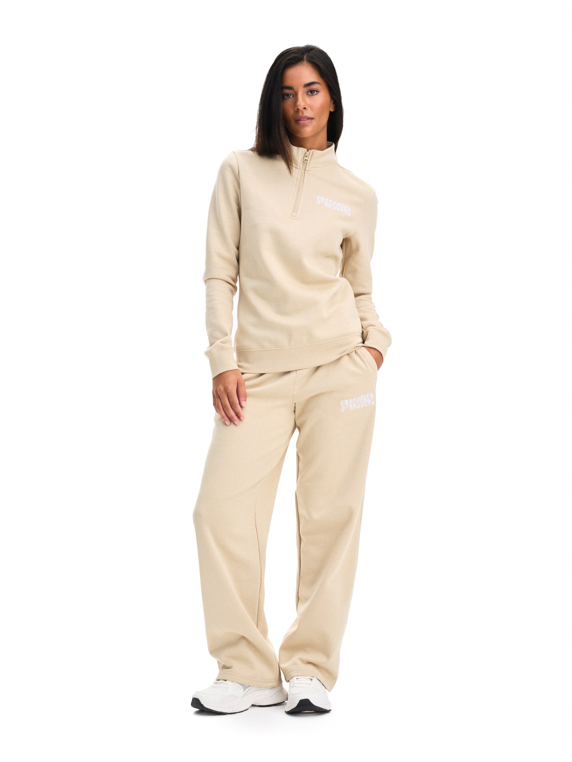 PUMA, SMALL LOGO HALF-ZIP FL