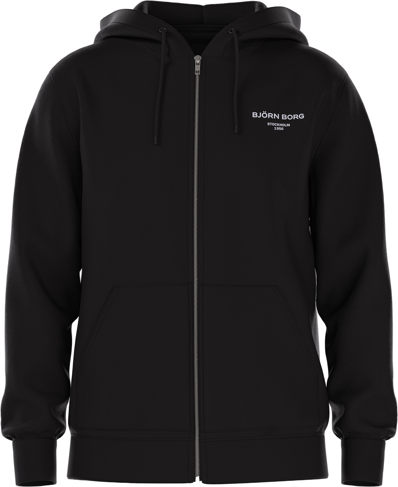 
BJ&Ouml;RN BORG, 
M BORG ESSENTIAL 1 ZIP HOODIE, 
Detail 1
