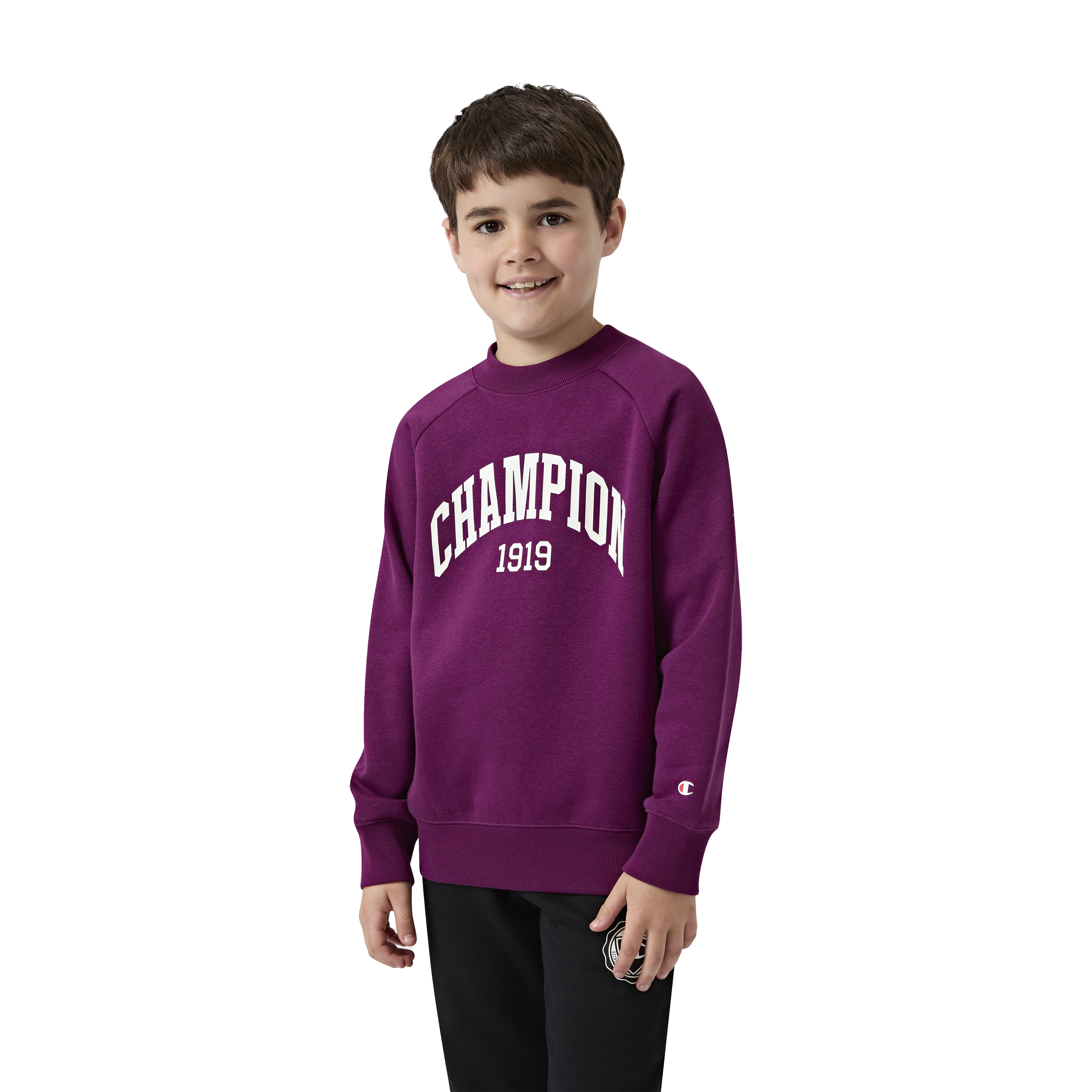 
CHAMPION, 
J Crewneck Sweatshirt, 
Detail 1
