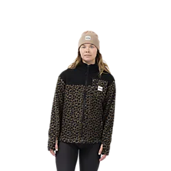 W Versa Sherpa Jkt - Black/leopard Model01 Small1x1