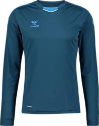 Core Xk Poly Jsy Ls - Blue Coral Standard Small1x1