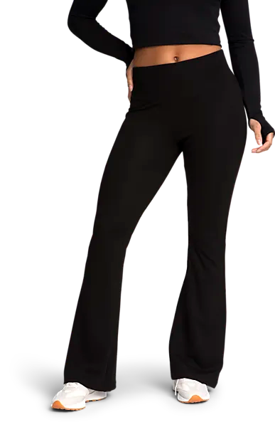 375917101103 SOC W Flare Pant 375917101103 SOC W Flare Pant Model01 Detail
