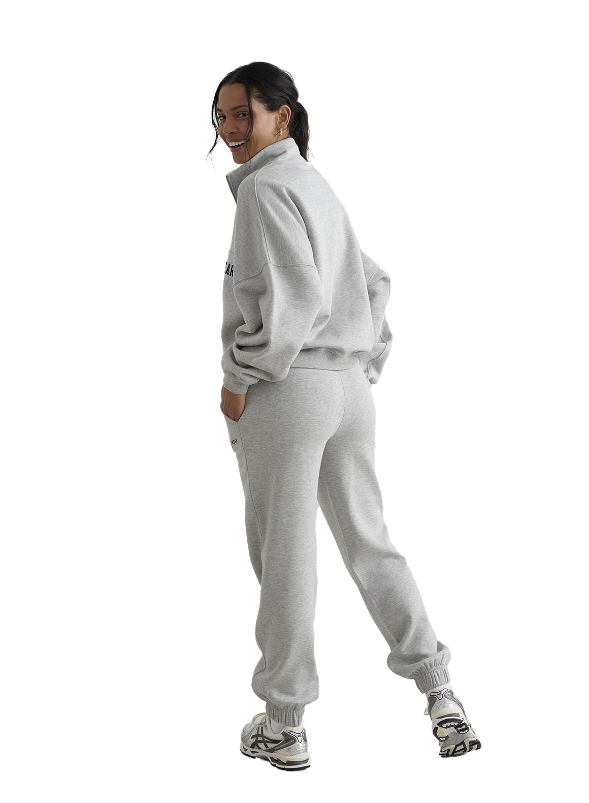 AIM&acute;N, W Varisty Sweat Half Zip