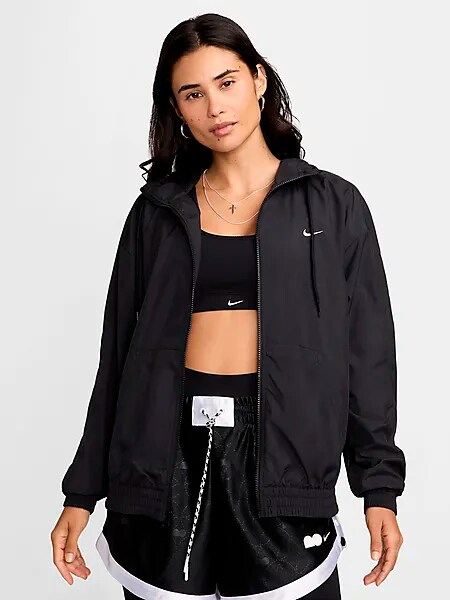 NIKE W Nsw Essntl Uv Wvn Jkt Hd